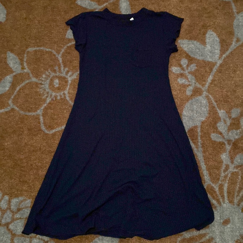 Little navy blue dress. Dress it up or down
